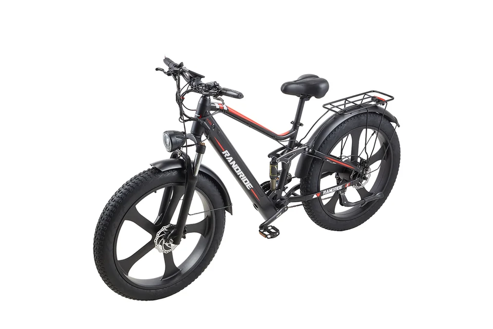 RANDRIDE YX90M black and red, supplier front three-quarter view